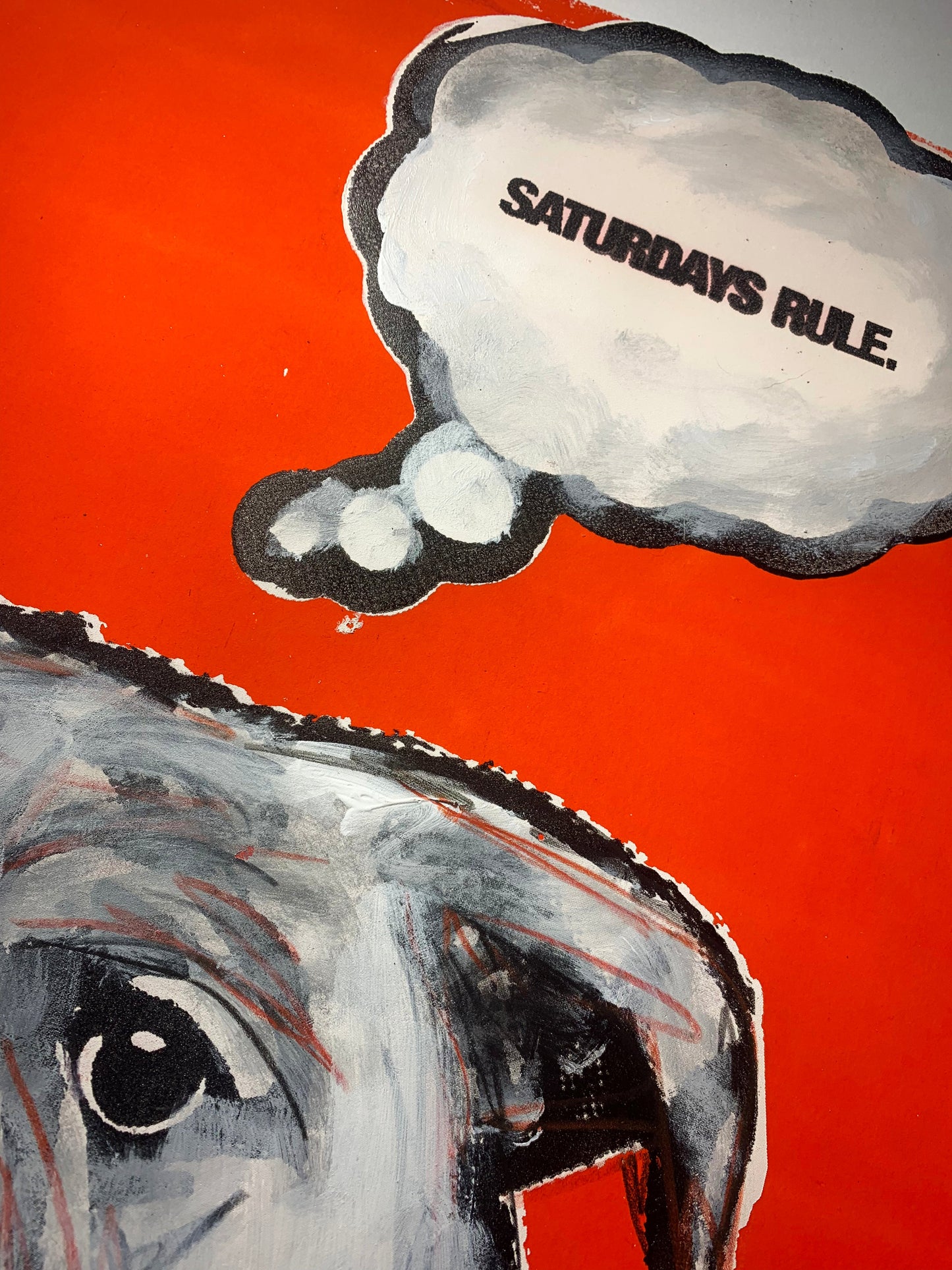 Saturdays rule. Poster